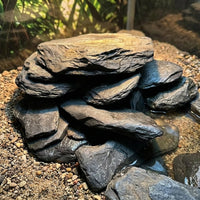 Mixed Shape Aquarium Stones for Aquarium Decoration, Inert Aquarium Stones and Basking Perch for Aquatic Pet and Reptile Habitats
