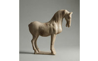 Horse Statue with Base Antique-Style Horse Sculpture Vintage-Evocative Figurine for Decorators
