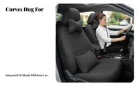 Full Car Seat Cover Set Easy to Clean Full Wrap Upholstery Set Machine Washable
