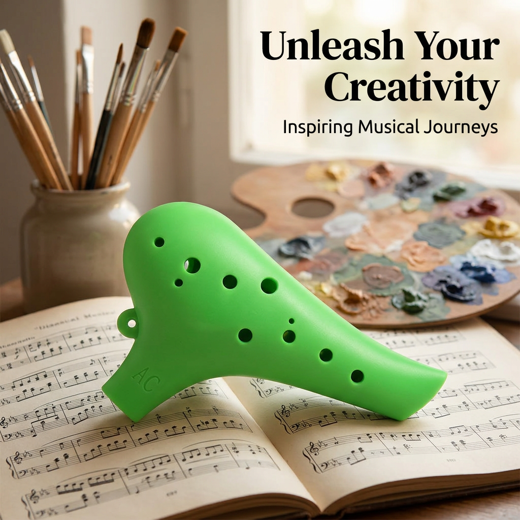 Beginners Professional Ocarina Gift, Beginner Resin Ocarina, Colorful Student Ocarina, Drop Resistant Ocarina Alto, School Teaching Ocarina Beginners