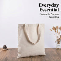 Canvas Drawstring Pouch with Custom Silk Screen Printing, Storage for Groceries, Bulk Blank Tote