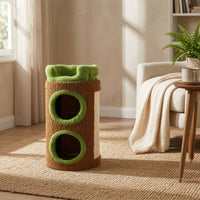 Cat Barrel Cylindrical Cat Climbing Climber Soft Cats Furniture for Cats, Indoor