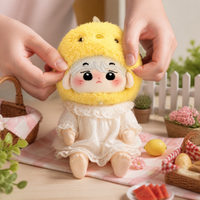 5cm Cotton Doll Hats - Cute Animal Designs for Plush Dolls