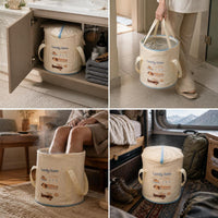 Foldable Foot Spa Bucket for Soaking Feet and Calves, Portable Insulated Foot Bath for Home, Dorm, Travel