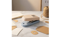 Stamp Punch Decorative Paper Punch with Close Mechanism-Hand Use Stamp Cutting Tool for Scrapbooking, Journaling