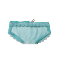 Zippered Pouch with Metal Loop Transparent Mesh Storage Pouch Transparent