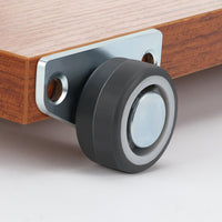 Furniture Door Roller Gate Support Wheels with Metal Bracket Load-Bearing Hardware for Home Hobbyists