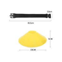 Portable Carrying Strap with Marker Discs Compact Marker Disc Carrying Strap Lightweight Bag with Drawstring Mesh for Coaches, Soccer Players, Schools, Speed Exercises, Field Practice