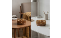 Wooden Tea Warmer Stable Tea Warmer with Slatted Frame Tabletop