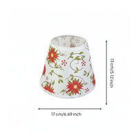 Decorative Textile Lampshade Versatile Compatibility Small Table Lamp Shade Easy Installation Lighting Accessory Long-Lasting for Playroom