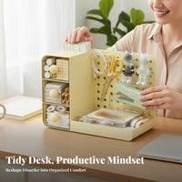 Desktop Pegboard Kit Space-Saving Pegboard Desk Shelf customizable Design for Artists