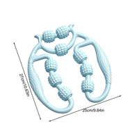 Circular Leg 360 Degree Massage Leg Roller Adjustable Width Clamp Style Muscle Roller for Home Gym
