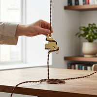 Compact Size Hanging Light Adjuster Monkey Cord Adjuster Lamp Cord Retainer