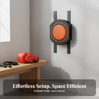 Wall Mounted Punching Pad Space-Saving Design Boxing Wall Target Peel-and-Stick Application Boxing Instructor Hit Absorbing Hit