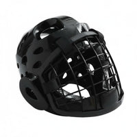 Taekwondo Headgear with Face Guard Thickened Padding Fighting Arts Helmet with Face Cage High-Strength Closure Karate Sparring Head Protector