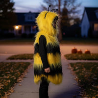 Little Bee Outfit Costume Hooded Design Children's Outfit Role-Play Fun Cosplay Suit for Little Ones, Halloween, Parties, School Plays