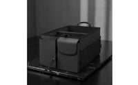 With Cooler Collapsible Car Trunk Organizer Adjustable Compartments Car Boot Organiser Large Capacity Multi-Compartment Trunk Storage Bag Sturdy Handles for Grocery Shopping, Road Trips, Camping, Picnics