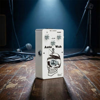 Compact Auto Wah Pedal Pocket-Sized Wah Pedal Intuitive Controls Stompbox True Bypass for Guitarists, Bassists, Pedalboard