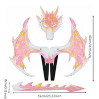 Dragon Costume Set Lightweight Dress-up Item Soft for Party