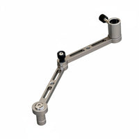 Aluminum Alloy Tray Extension Arm Long-Lasting Fishing Box Bridge Bracket Easy Installation Fishing Chair Arm Extender