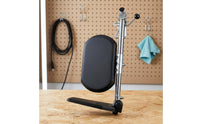 Stainless Steel Wheelchair Leg Rest Detachable Hanging Leg Rest Bracket Easy to Install Wheelchair Foot Support Lightweight for Patient Care, Rehabilitation