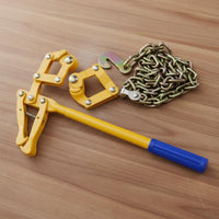 Heavy Duty Chain Link Fence Stretcher Sturdy Metal Build Fence Tensioner Tool Professional Grade Wire Tensioning Clamp Portable for Gardeners