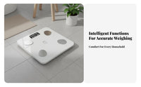Connected Weight Scale High Accuracy Digital Home Scale Syncs with Fitness Apps Body Composition Analyzer for Families, Home Gym, Bedroom, Living Room