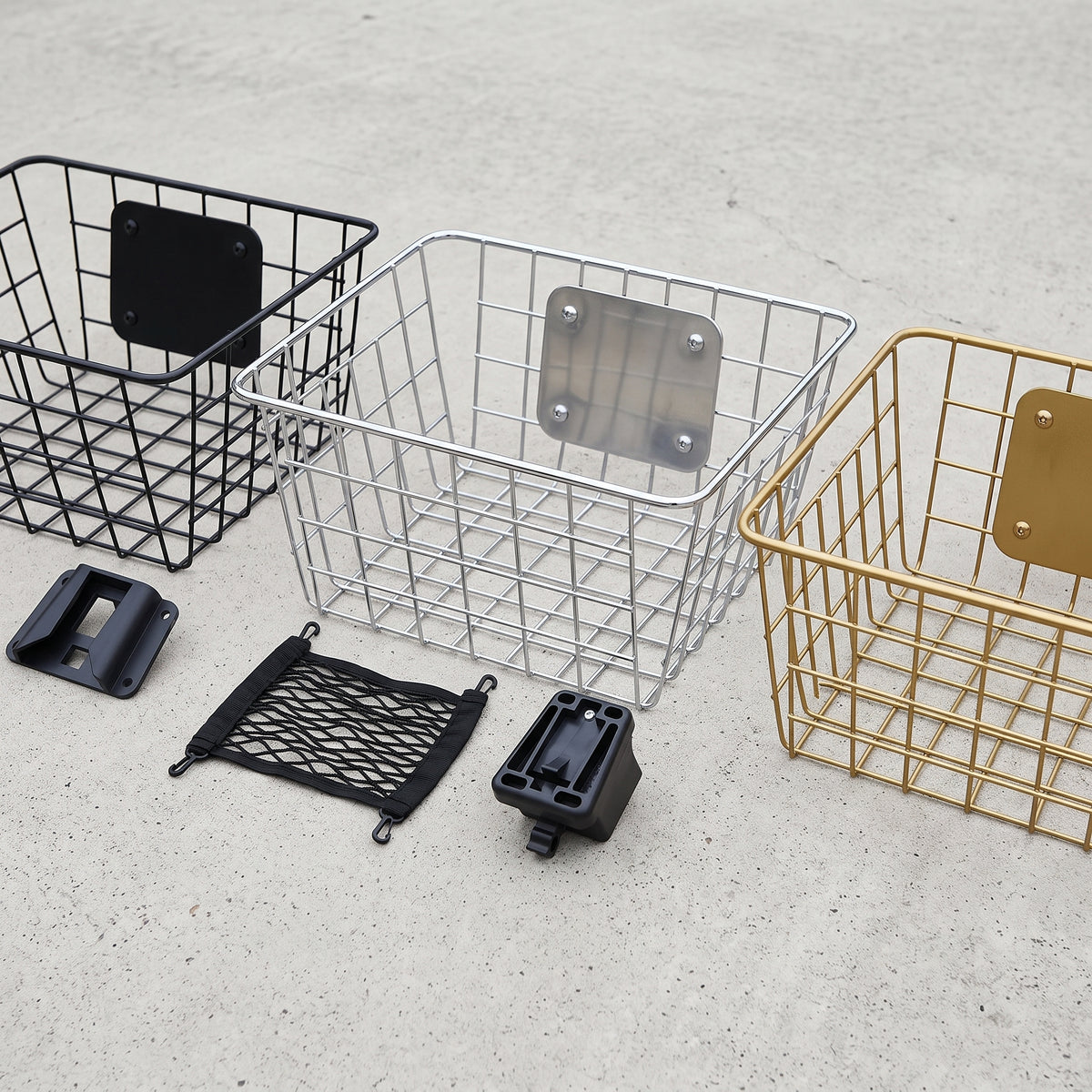 Foldable Quick Release Bicycle Basket for Front Handlebar - Storage for Shopping, Fruit, and Small Items