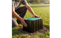 Weather-Resistant Underground Irrigation Valve Box Weatherproof Irrigation Valve Box Lid Sturdy Underground Sprinkler Cover Tight Seal for Landscapers, DIY Enthusiasts, Lawn, Public Green Space, Farm