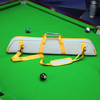 Waterproof Billiard Cue Carrying Bag Water Resistant Billiard Stick Carrying Bag Large Capacity Soft Pool Cue Case Two-Tone Design for Tournaments