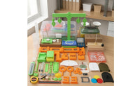Junior High Physics Kit Green Holder Stand Stand Physics Experiment Kit and Metal Learning Aid