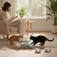 Automatic Cat Toy with Dangling Bird Smart Electronic Cat Toy Long-Lasting Feather for Cats