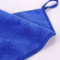 Low Lint Cleaning Cloths and Microfibre Cloth, 30x30cm Microfibre Cloth for Kitchen and Glass, Reusable Cleaning Cloths with Hanging Loop