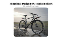 2 Pieces Front and Rear Bike Fenders Long-Lasting Front and Rear Mudguard Set Adjustable Cycle Spray Guard High Toughness
