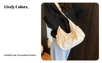 Nylon Drawstring Bag Lightweight Bag Large Capacity Dumpling Purse for Students, Commuting, School, Travel