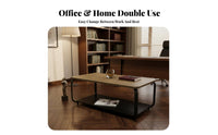 Minimalist design Sofa and Coffee Table Set Modern Design Sectional Sofa with Armchair Business Grade Office Furniture space-saving for Clients, Guests, Adults, Reception Area, Waiting Room, Lobby