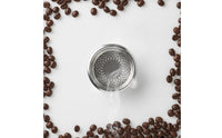 304 Stainless Steel Espresso Portafilter Basket 58mm Filter Basket Straight Wall Design for Baristas, Home Cafe