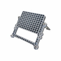 Inflatable Boat Motor Mount Lightweight Transom Plate Bracket Reinforced Support Marine Hardware for Fishermen