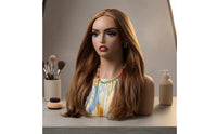 Hairpiece Display Bust Easy to Clean Hairpiece Display Head Female Mannequin Head