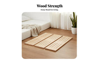 Wooden Slat Roll Thickened Design Bed Base No Box coil Needed Mattress Support for Students, Parents, Bedroom, Dorm Room, Daybed