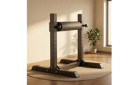 10 Positions Bulgarian Split Squat Rack Stable Base Bulgarian Split Squat Stand Steel Lunge and Glute Bridge Stand Bolted Assembly for Home Gym