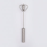 Manual Semi-Automatic Whisk Rust-Resistant Rotary Whisk Lightweight Utensil Sturdy for Home Bakers