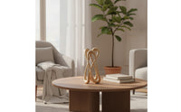 Abstract Art Sculpture Textured Tabletop Sculpture Modern Statue for Office Desk