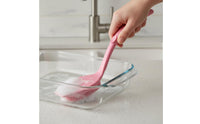 Long Handle Silicone Pot Brush Ergonomic Grip Long Handle Dish Brush Lightweight Silicone Pot Scrubber
