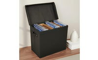 Comic Book Storage Box Foldable Lockable Divider Box Heavy-Duty Comic Storage Bin for Auto, Travel