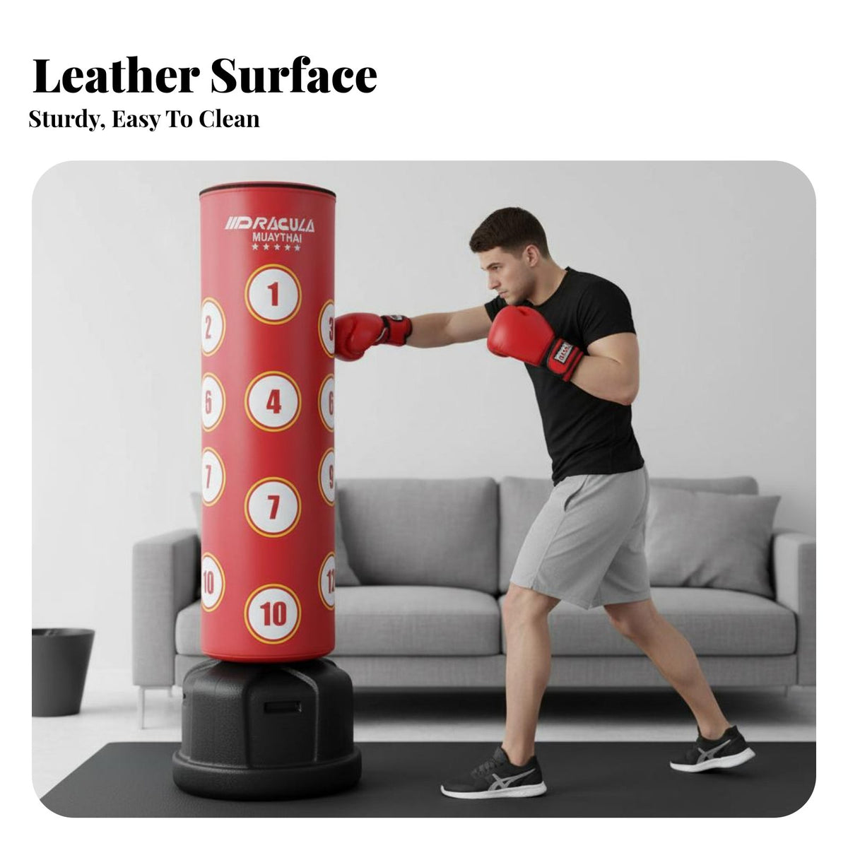 Freestanding boxing freestanding striking station Stable Base Upright Striking Station Boxing Bag for Adults, fighting Artists, Home Gym, Garage, Outdoor