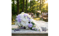Romantic Design Artificial Waterfall Floral Arrangement Easy to Hold Cascade Wedding Floral Arrangement Lightweight Ceremony Decor No Watering for Reception