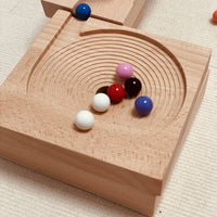 Bead Tracking Toy Sleek Track Board with Beads Sensory Bead Guide for Young Children