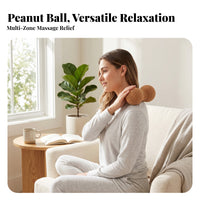 Textured Cork Peanut Massage Ball Uncoated Peanut Massage Ball Grip Fitness Gear Handheld