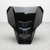 Menacing Face Headlight Waterproof Motocross Front Light Assembly Aggressive Styling Vehicle Lighting for Night Riding